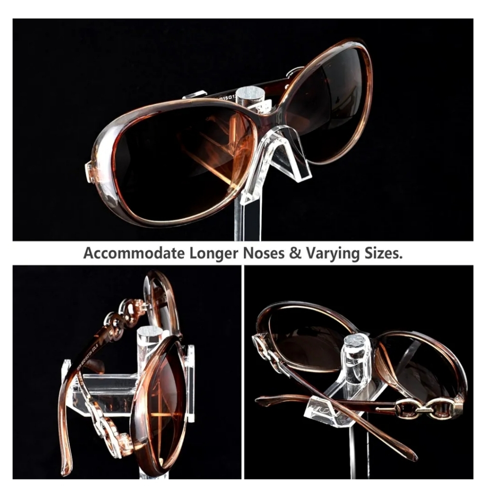 Acrylic Glasses Stand, Eyewear Display, Sunglasses Organizer, Eyewear Holders - Picture 4 of 5